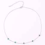 Ins Style Fashion Blue Flower Necklace Vacation Beach Travel Spring Summer Jewelry - Image 7