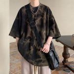 Retro T-Shirt Trendy Loose Men - Image 8