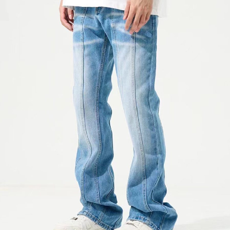 Men's Fashion Casual Vintage Jeans - Image 10