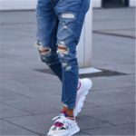 Hole men's jeans - Image 4