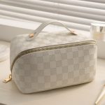 Plaid Pillow Cosmetic Bag Women's Large Capacity Portable - Image 6