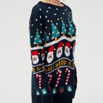 Women's Christmas Sweater Pullover Knitted Jumper Long Sleeve Crew Neck Sweater Shirt - Image 8