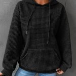 Women's Loose Casual Solid Color Long-sleeved Sweater - Image 7