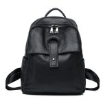 Women's Genuine Leather  Fashion Large Capacity Shoulder Backpack - Image 2