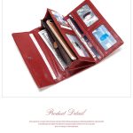 Long Cowhide Multiple Card Slots Coin Pocket RFID Anti-magnetic Women's Handbag - Image 7