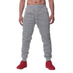Men's Sports Pants With Double Pockets And Zip Personality Design - Image 3