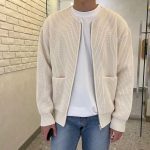 Fashion Trendy Ins Trendy Knitted Cardigan Men's Sweater - Image 3