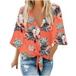 Printed Cardigan Blouse - Image 2