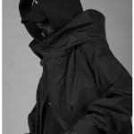 Tooling With Hooded Fake Two Trench Coats Loose For Men And Women - Image 3