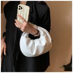 Western Style Crossbody Portable Pleated Cloud Bag For Women - Image 3