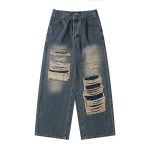 Design Sense Distressed Jeans Men's Trendy Hip-hop Retro - Image 4