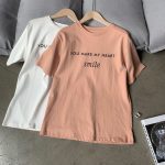 Letter printed T-shirt women white - Image 4