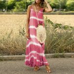 Printed Striped Plus Size Maxi Maxi Dress - Image 5
