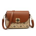 Women's Printed Contrast Color Small Bag - Image 8