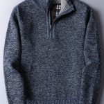 Loose Knit Coat Plush Men's Zipper Sweater - Image 4