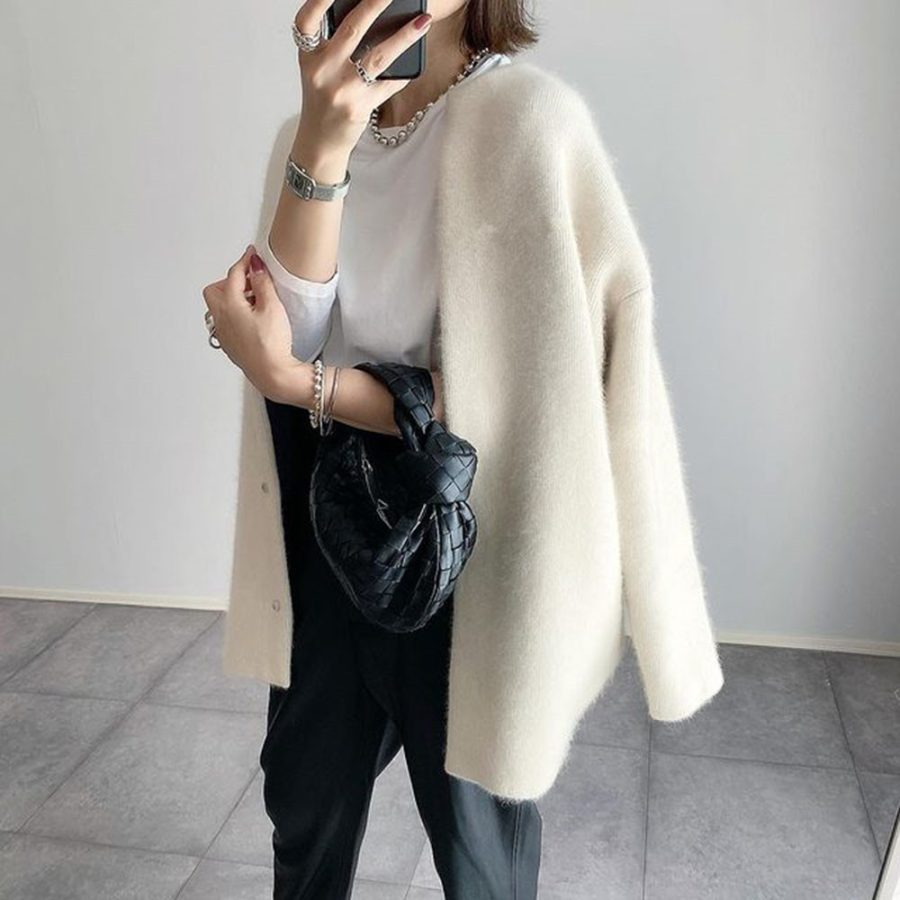 Knitted Jacket Slimming Sense Of Design Niche Loose - Image 10