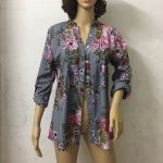 Flower Printing Blouse - Image 3