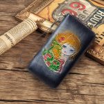 RFID Anti-theft Swiping Women's Handmade First Layer Cowhide Wallet - Image 3