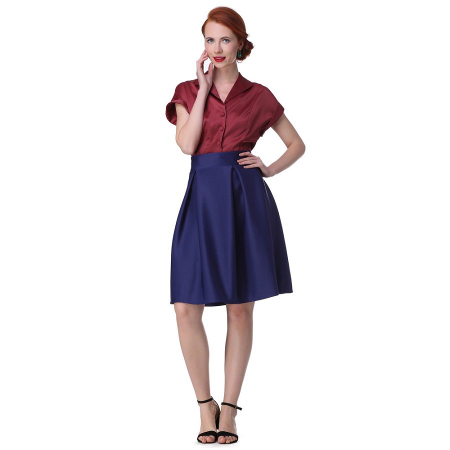 Satin small suit blouse - Image 4