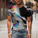 Men 3D Graphic Casual T-shirt - Image 8