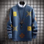 Thick Sweater Men's Half Turtleneck Sweater - Image 5