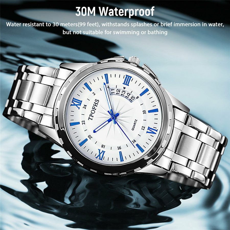 Stainless Steel Watch For MEN Classic Analog Wristwatch Fashion Classic Men Gift - Image 4
