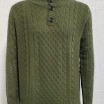 New Sweater Men's Solid Half High Neck Slim Long Sleeve - Image 9