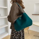 Vintage Retro Matte Soft Leather Tote Shoulder Bag - Image 3