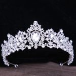 Baroque Rhinestone Crystal Bridal Crown - Image 5