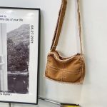 Japanese Ins Lazy Wind Bag Female Retro Raw Edge Student Single Shoulder Crossbody - Image 4