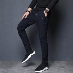 Autumn And Winter No Magnet Iron Iron Velvet Thick Sports And Leisure Trousers - Image 3