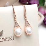 New pearl earrings with water drops - Image 5