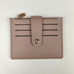 Short Small Card Holder Certificate Holder Women With Zipper - Image 7