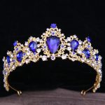 Baroque Rhinestone Crystal Bridal Crown - Image 2