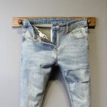 Light Blue Retro Slim Jeans - Image 2
