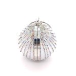 Small Round Spherical Dinner Bag Versatile Handheld Dress Garment Bag Cosmetic Bag - Image 2