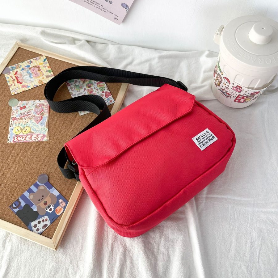 Ins Messenger Bags Women Men Crossbody Shoulder Bag Casual Couple Small Flap Bag - Image 10