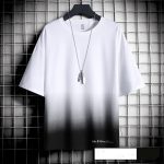 Hong Kong style loose T-shirt men - Image 8