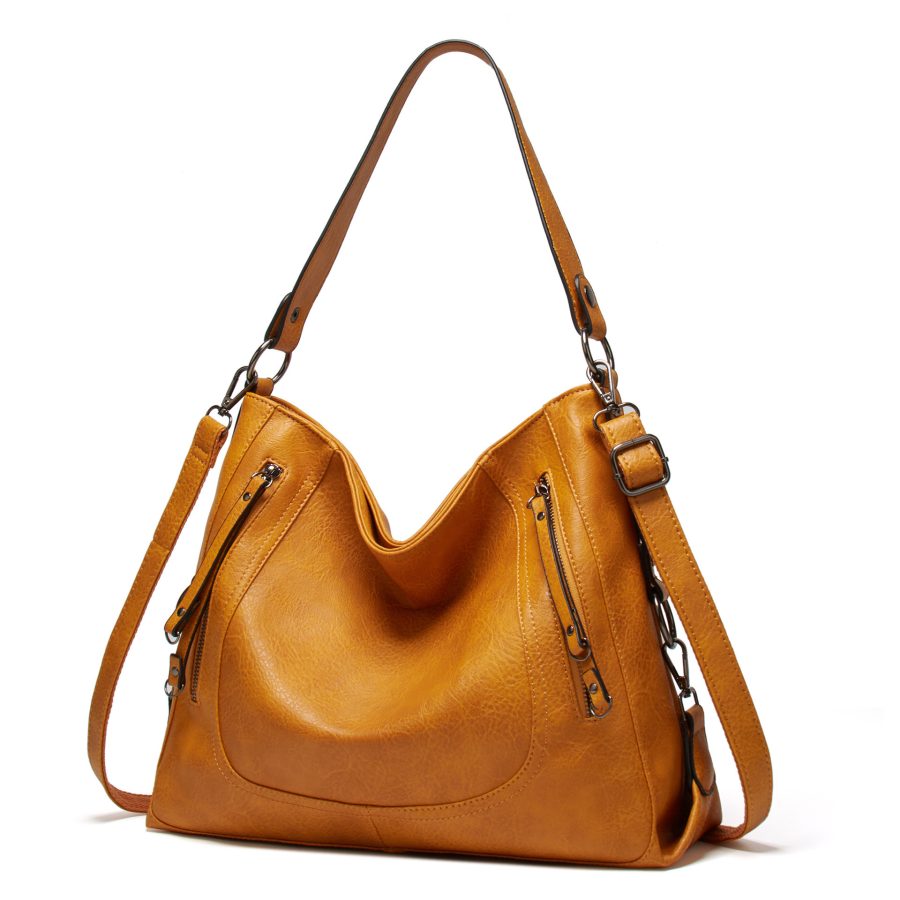 Fashion Large Capacity Totes Casual Handbag Shoulder Crossbody Retro Big Bag - Image 7