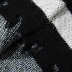 Striped Contrast Color Butterfly Round Neck Sweater Autumn And Winter - Image 10