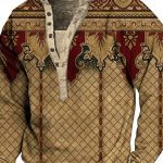 Men Casual Chest Button Sports Pullover Long Sleeve - Image 7