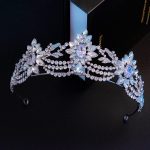 New European And American 3A Zirconia Bridal Wedding Crown - Image 4
