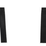 Straight Tube Raw Edge Side Zipper Design Jeans - Image 2
