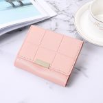 Women's Short Three Fold Multiple Card Slots Large Capacity Zipper Coin Purse - Image 5