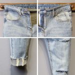 Light Blue Retro Slim Jeans - Image 5