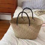 Fashionable Simple And Elegant New Water Plants Woven Bag - Image 8