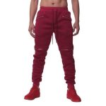 Men's Sports Pants With Double Pockets And Zip Personality Design - Image 2