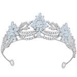 New European And American 3A Zirconia Bridal Wedding Crown - Image 5