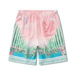 European And American High Street Printed Shirt Suit Light Luxury Cuban Collar Shirt Cross-border Short Sleeve Shorts Matching - Image 4