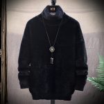 Mink High Collar Sweater Men's Undercoat - Image 2